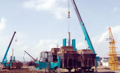 Obra de construcción en Xiamen